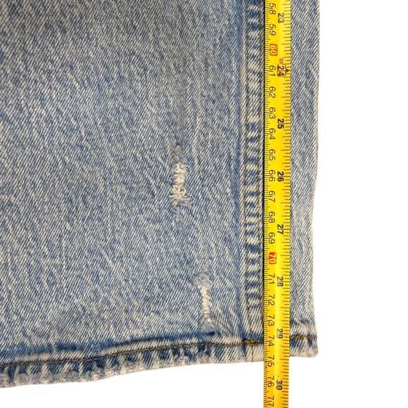 Abercrombie Fitch Curve Love Ultra High Rise 90s Straight Jeans Light Wash 26/2R - Picture 15 of 15